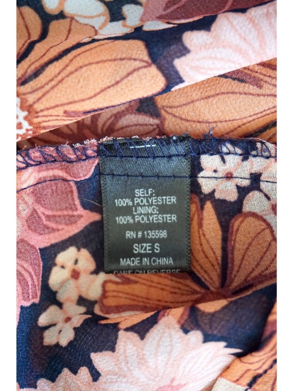 3rd + Malt Floral Maxi Dress - Size S - Picture 3 of 7